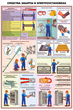 ПС29 средства защиты в электроустановках (ламинированная бумага, a2, 3 листа) - Охрана труда на строительных площадках - Плакаты для строительства - . Магазин Znakstend.ru